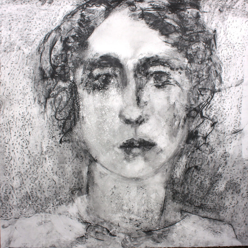 Beatrice Silkscreen Monotype Gail Mason